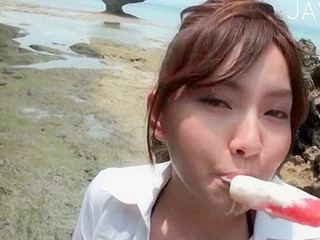 Japanese teen's naughty ice-cream fucksession in Tokyo