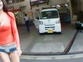 Get ready for some wild outdoor fun with a stunning Japanese MILF in this sizzling JAV scene!