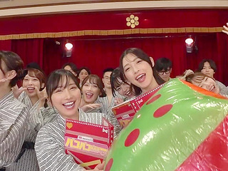 Japanese Students Screwing the Pain Away after Exam Success with a Racy Gangbang!