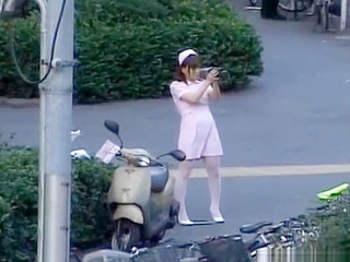 Naughty Nippon Girl Gets Wet and Horny with Public Pissing Part 2